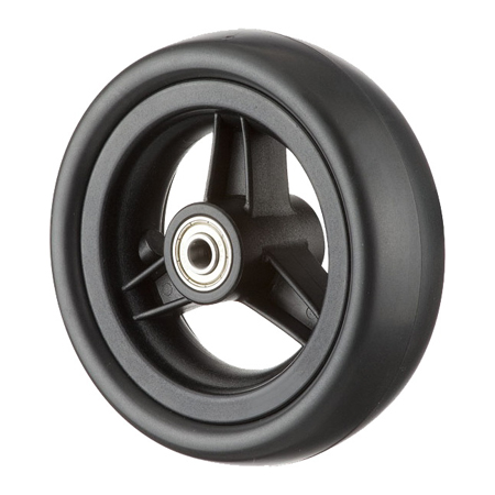 5" PU Wheel with Rubber Tire